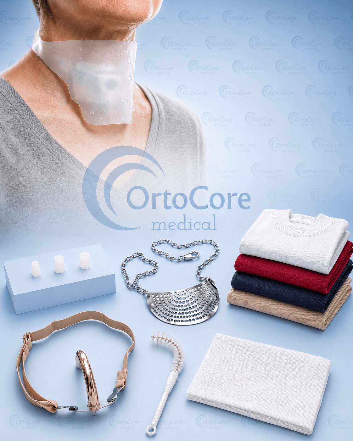 Complementos y accesorios para traqueostomía