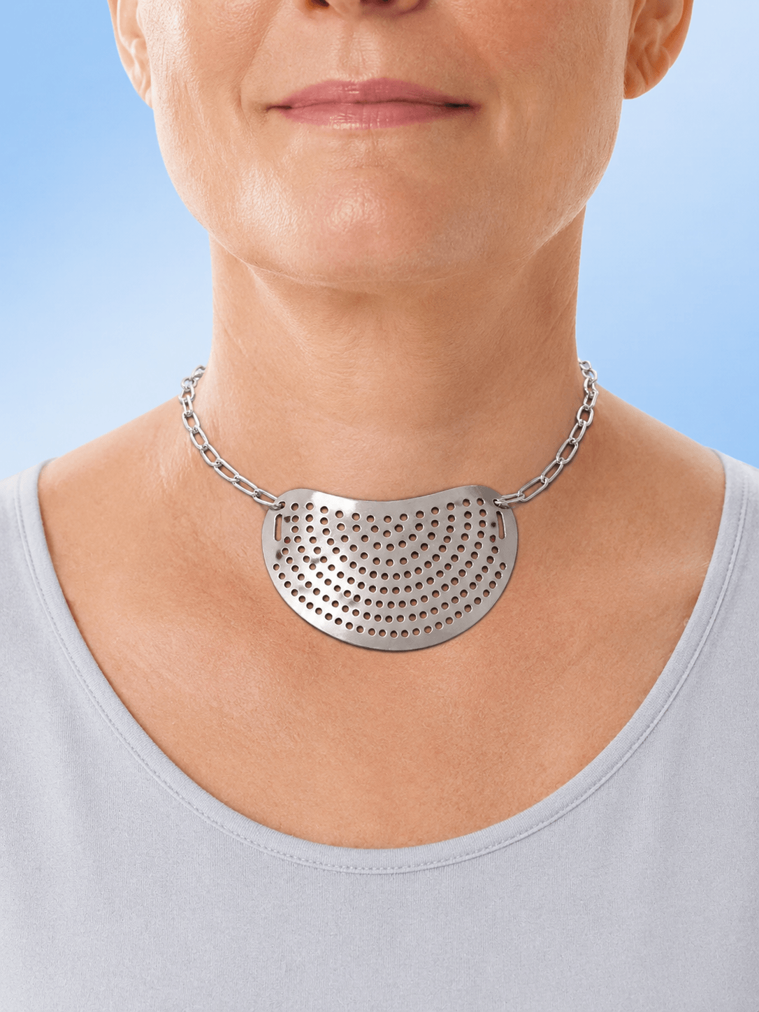 Rejilla de Plata para Protección de Traqueostomía 2 Rejilla de Plata para Protección de Traqueostomía - Imagen 2